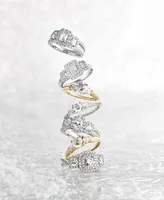 Diamond Baguette Engagement Ring (3/4 ct. t.w.) in 14k White Gold
