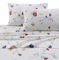 Tribeca Living Floral Garden Extra Deep Pocket Flannel Sheet Sets