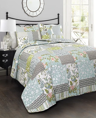 Lush Decor Roesser 3-Pc Set Quilt Set