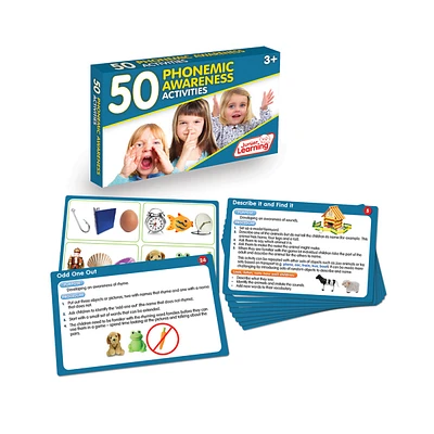 Junior Learning 50 Phonemic Awareness Activities Learning Set