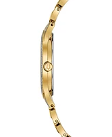 Bulova Women's Phantom Gold-Tone Crystal-Accent Stainless Steel Bracelet Watch 32mm