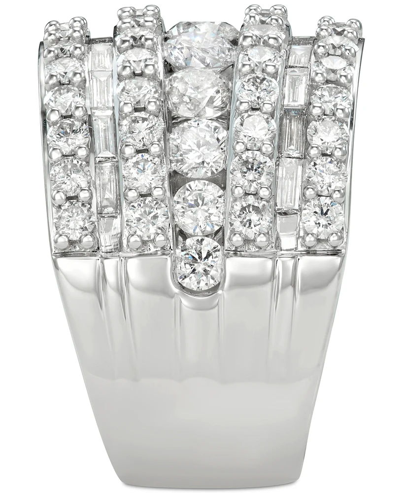 Diamond Five Row Band (5 ct. t.w.) 14k White, Yellow or Rose Gold