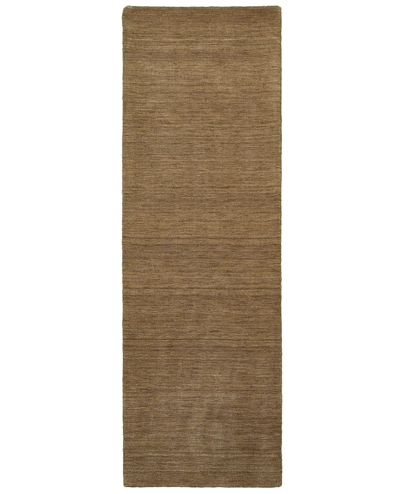 Oriental Weavers Aniston 27104 Tan/Tan 2'6" x 8' Runner Area Rug