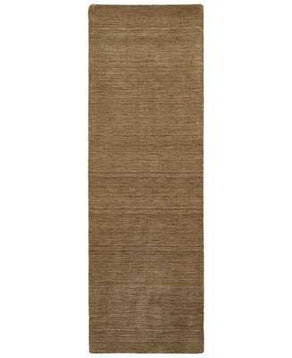 Oriental Weavers Aniston 27104 Tan/Tan 2'6" x 8' Runner Area Rug