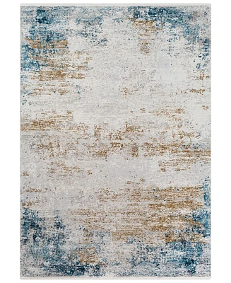 Surya Solar Sor-2301 Sky Blue 5' x 7'6" Area Rug