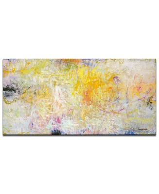 Ready2HangArt 'Satisfied' Abstract Canvas Wall Art - 30" x 60"