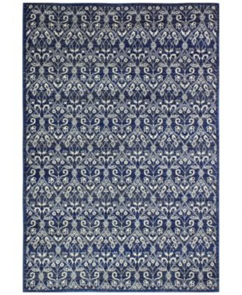 Closeout Bashian Medley 5439a Dark Blue Area Rug