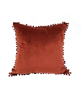 Universal Home Fashions Pompom Decorative Pillow, 18" x