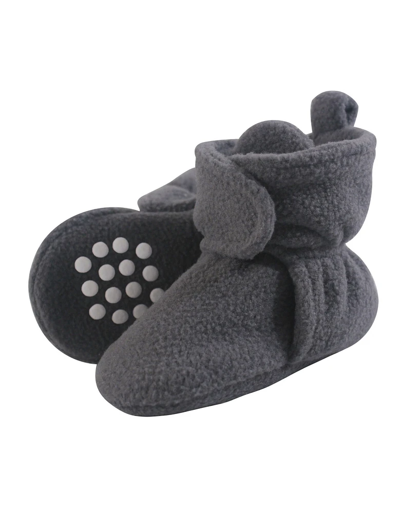 Luvable Friends Baby Boys Unisex Ultra-Soft Fleece Bedtime Booties
