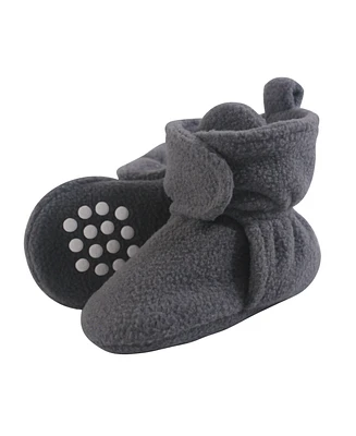 Luvable Friends Baby Boys Unisex Ultra-Soft Fleece Bedtime Booties