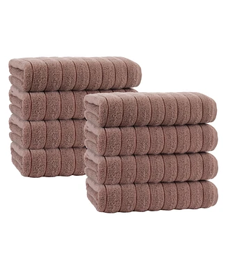 Depera Home Vague Turkish Cotton 8-Pc. Hand Towel Set