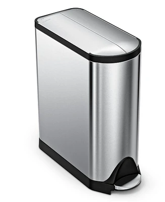 simplehuman 45 Liter Butterfly Lid Step Kitchen Trash Can