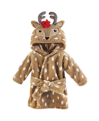 Hudson Baby Girls Plush Bathrobes
