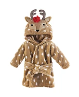Hudson Baby Girls Plush Bathrobes