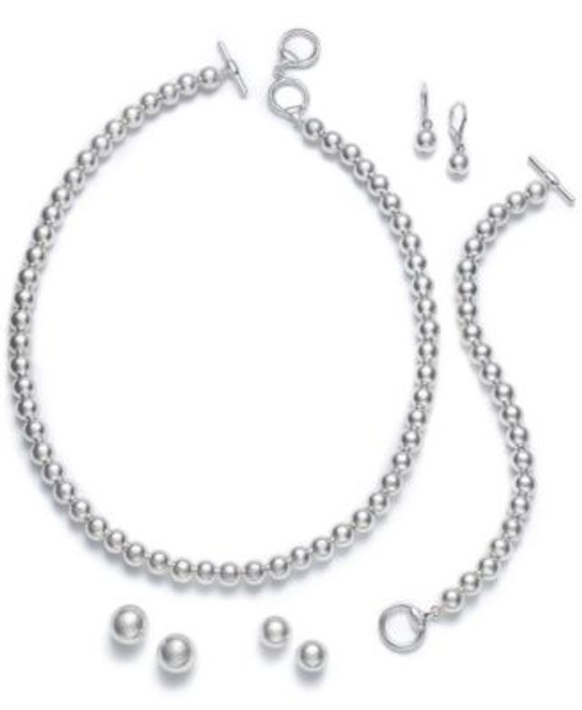 Lauren Ralph Lauren Silver Tone Beaded Jewelry Separates