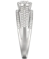 Cubic Zirconia Bridal Ring Sterling Silver