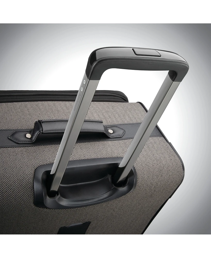 Hartmann Herringbone Dlx Extended Journey Expandable Spinner Suitcase