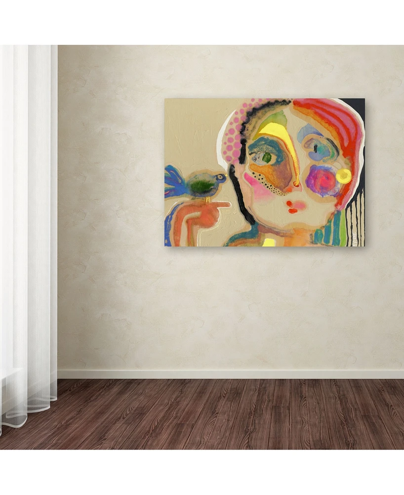 Wyanne 'The Talker' Canvas Art - 32" x 24" x 2"