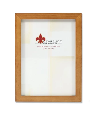 Lawrence Frames 766057 Nutmeg Wood Picture Frame - 5" x 7"
