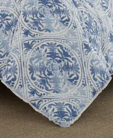 Laura Ashley Mila 3 Piece Comforter Set, Full/Queen
