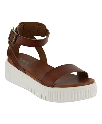 Mia Women's Lunna Round Toe Platform Sandals