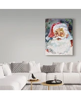 Hal Frenck 'Santa Face' Canvas Art - 18" x 24"