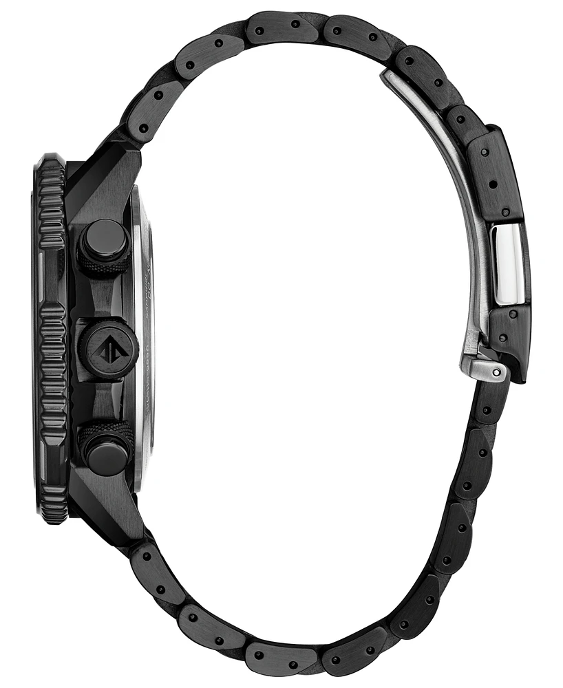 Citizen Eco-Drive Men's Analog-Digital Promaster Skyhawk A-t Black Stainless Steel Bracelet Watch 46mm