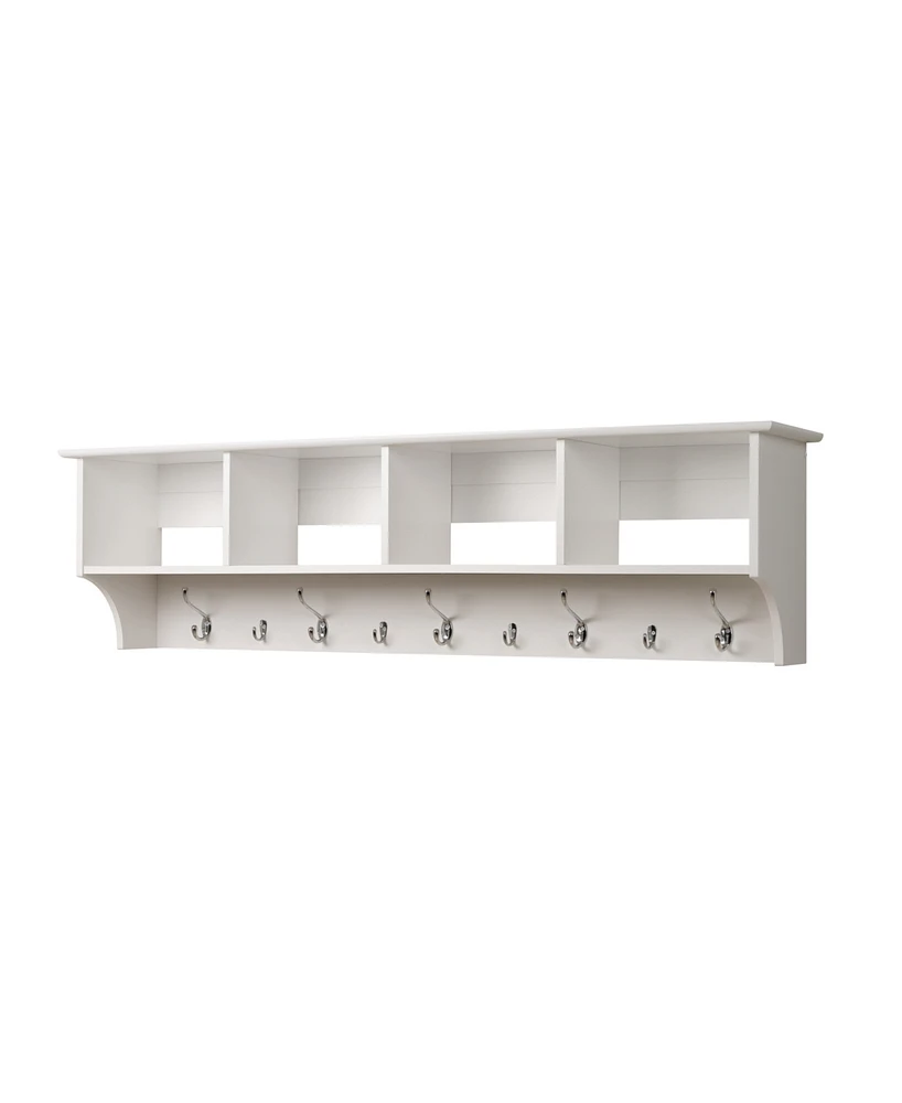 Prepac 60" Wide Hanging Entryway Shelf
