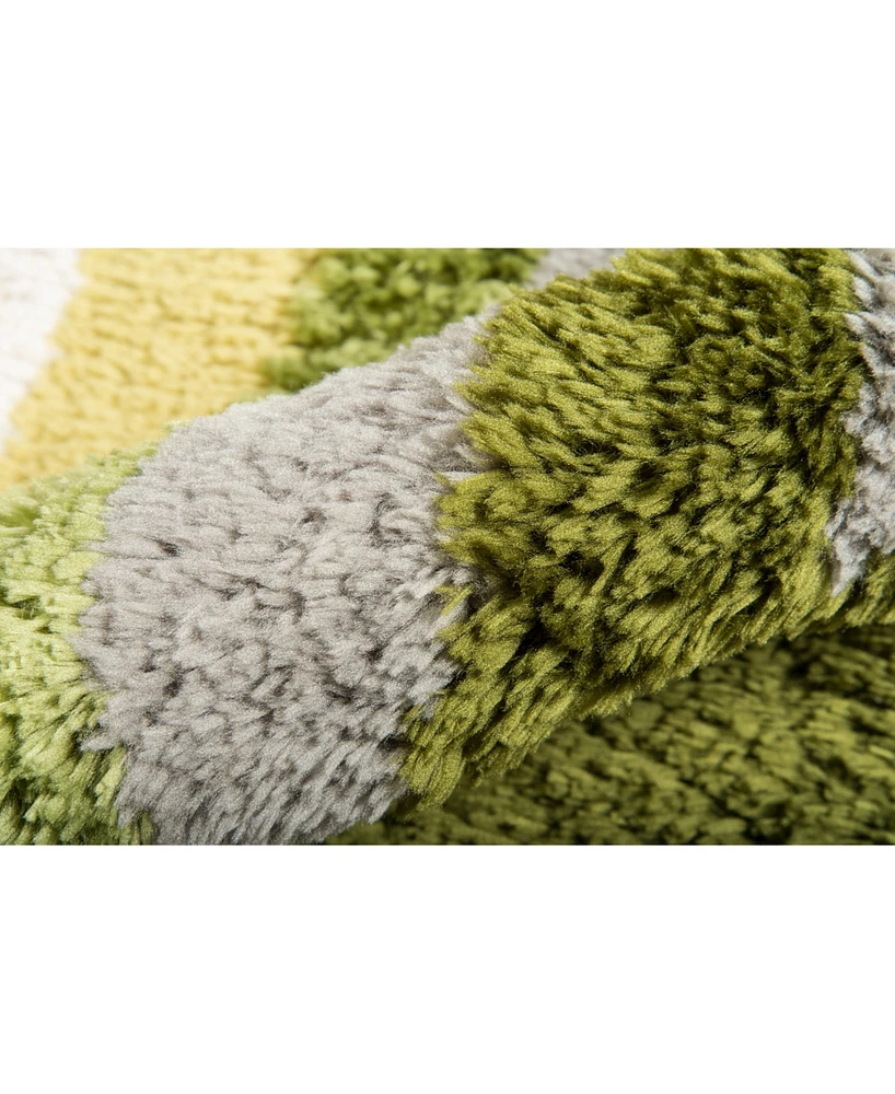Novogratz Retro Ret-3 Green 3'6" x 5'6" Area Rug