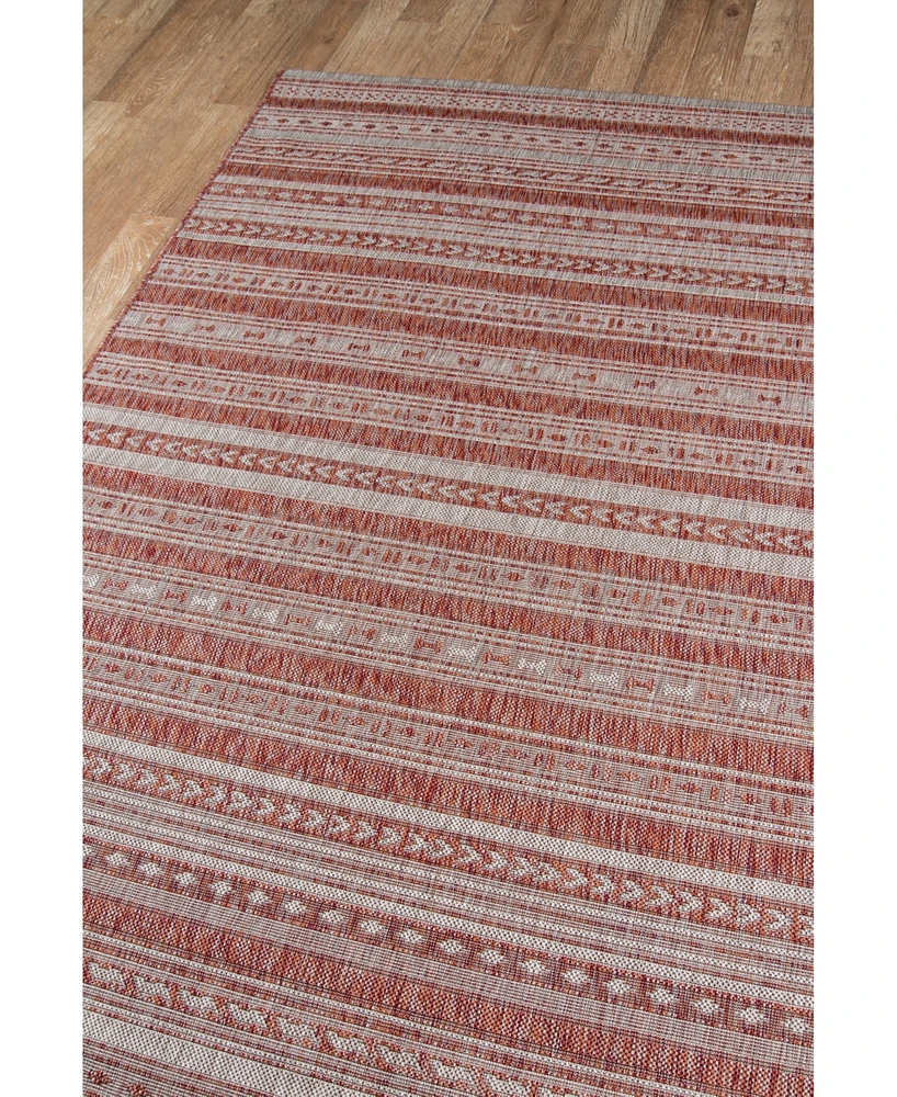 Novogratz Villa Vi-04 Copper 3'11" x 5'7" Outdoor Area Rug