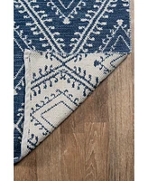 Erin Gates Easton Eas-1 Machine-Washable Pleasant Gray 7'6" x 9'6" Area Rug