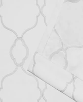 Exclusive Home Belmont Embroidered Woven Blackout Grommet Top Curtain Panel Pair, 52" x 84"