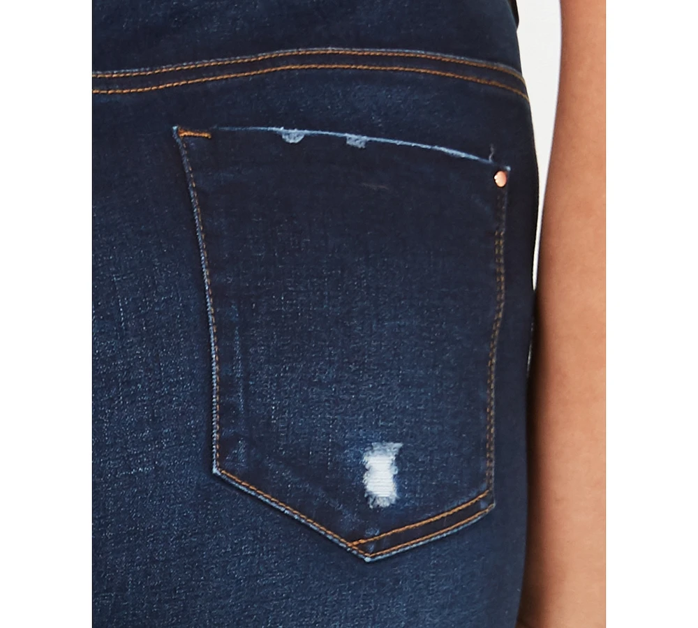 Celebrity Pink Trendy Plus High Rise Ripped Skinny Jean