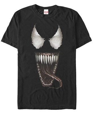 Marvel Men's Venom Big Face Open Mouth Costume Short Sleeve T-Shirt