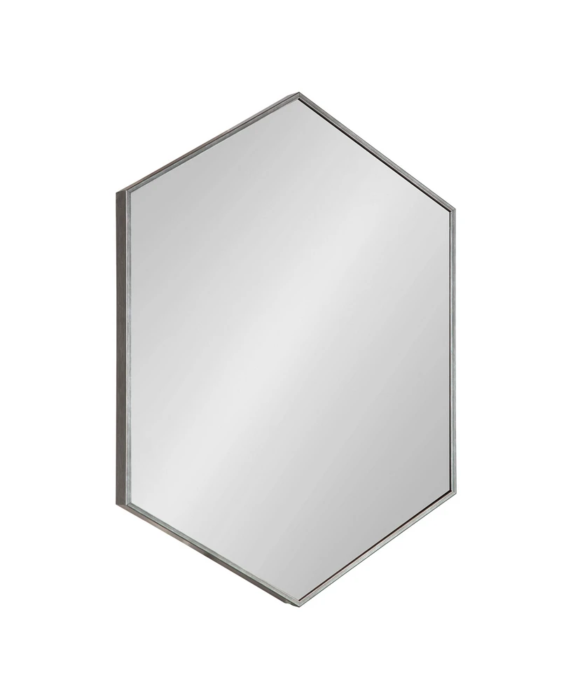 Kate and Laurel Rhodes Framed Hexagon Wall Mirror - 22" x 31"