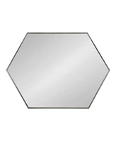 Kate and Laurel Rhodes Framed Hexagon Wall Mirror - 22" x 31"