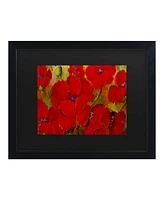 Masters Fine Art Poppies Matted Framed Art - 15" x 20"