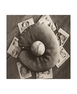 Judy B. Messer Baseball Nostalgia Iii Canvas Art - 15" x 20"
