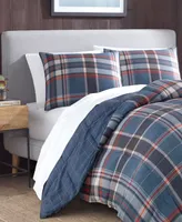 Eddie Bauer Shasta Lake Navy Comforter Set, Full/Queen