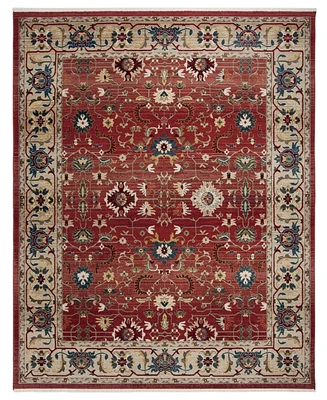 Lauren Ralph Lauren Ines LRL1293C Red and Beige 8' X 10' Area Rug