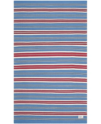 Lauren Ralph Lauren Leopold Stripe LRL2462D Royal Blue 5' X 8' Outdoor Area Rug