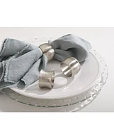 Saro Lifestyle Rounded Napkin Ring, Set of 4