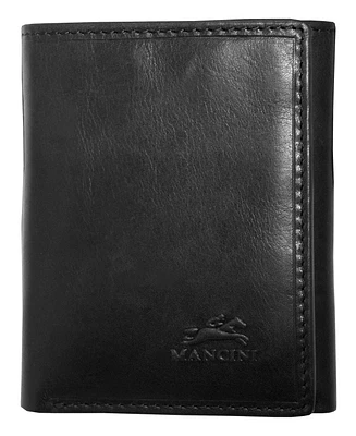 Men's Mancini Boulder Collection Rfid Secure Triflod Wallet