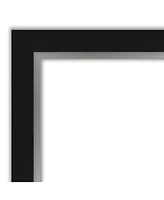 Amanti Art Eva Silver-tone Framed Bathroom Vanity Wall Mirror, 21.25" x 25.25"