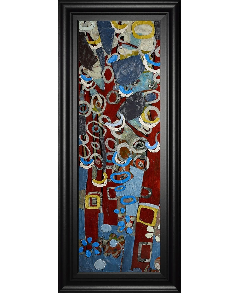 Classy Art Cut Paper Trees I by Erin McGee Ferrell Framed Print Wall Art, 18" x 42"
