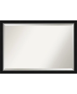 Amanti Art Eva Silver-tone Framed Bathroom Vanity Wall Mirror, 39.12" x 27.12"