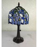 Amora Lighting Tiffany Style Iris Table Lamp