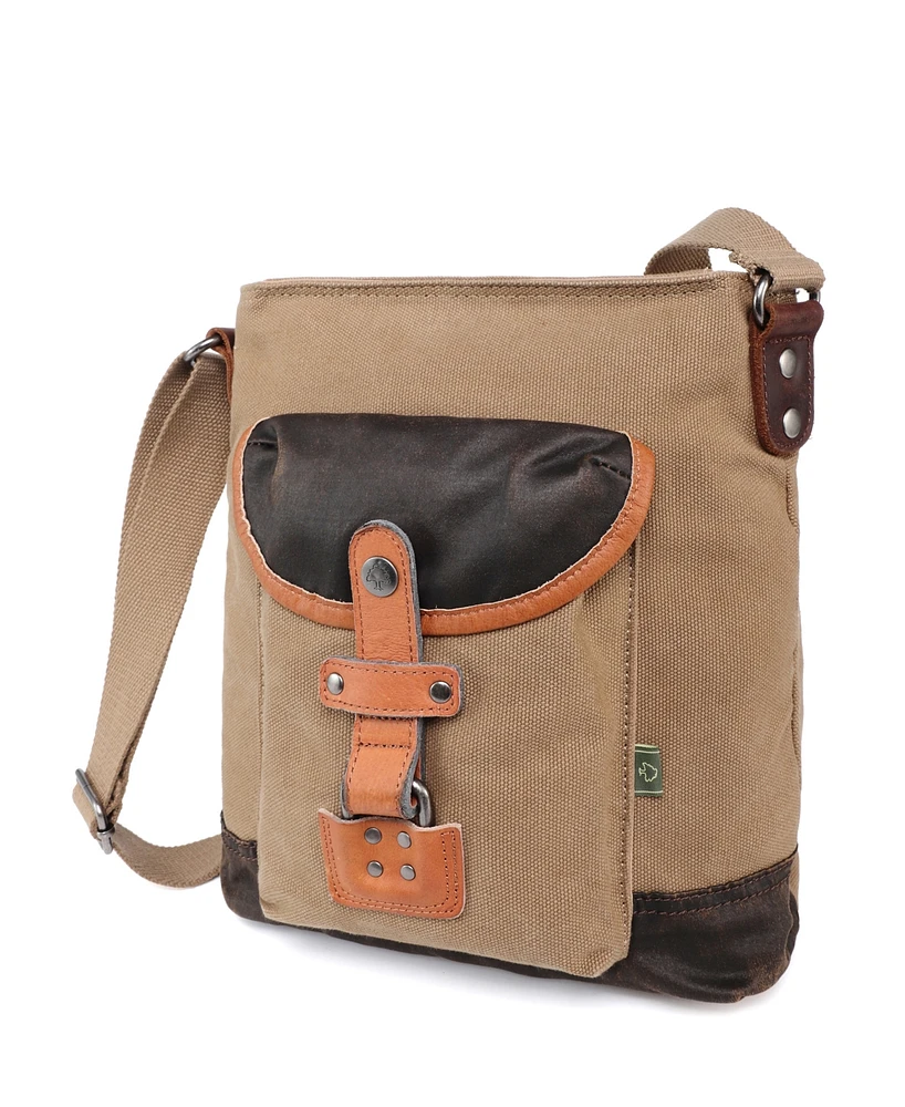 Tsd Brand Tapa Canvas Crossbody Bag