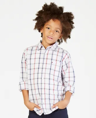 Tommy Hilfiger Toddler and Little Boys Samuel Plaid Button-Down Shirt