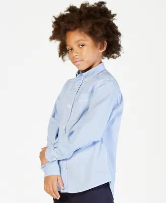 Tommy Hilfiger Big Boys Striped Button-Down Shirt
